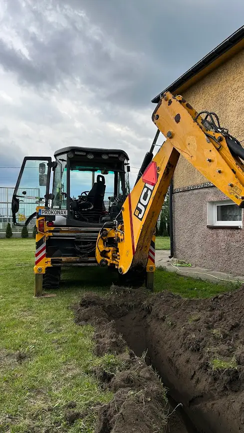 usługi koparko-ładowarką